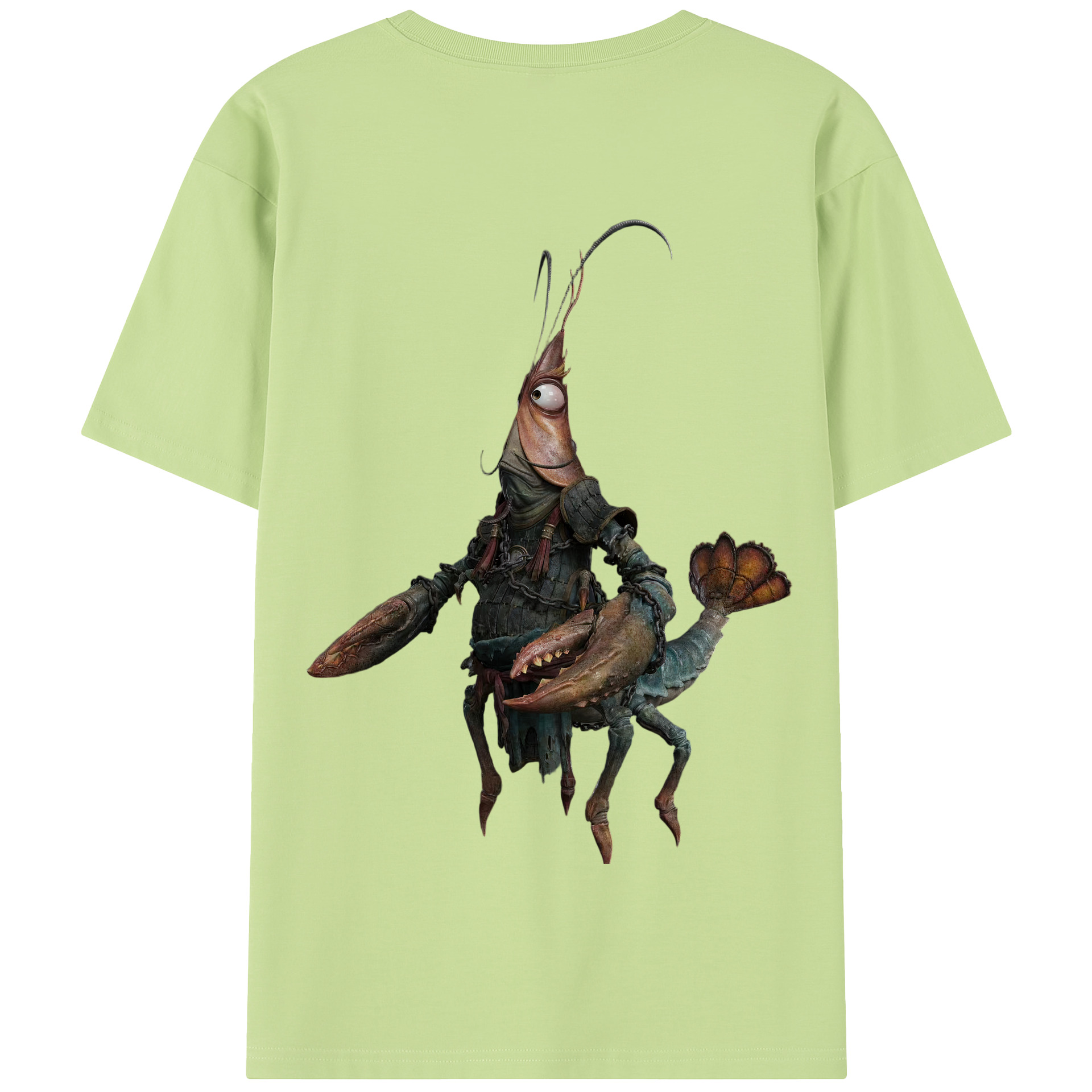 （画像用） Ne Zha 2 ナタ 魔童の大暴れ 綿100％半袖Tシャツ（背面プリント）